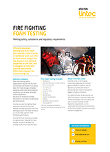 Fire Fighting Foam Testing